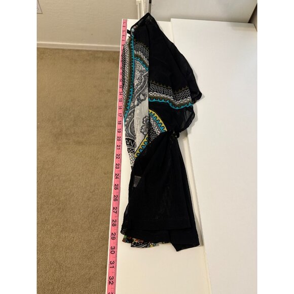 Y2K Vintage Apt 9 Womans Top Size 3X Boho Western Festival Sheer Mesh Grunge - Picture 6 of 12